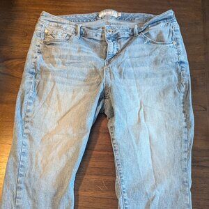 Torrid cropped jeans.